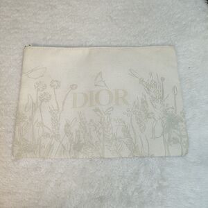 Authentic Luxury Designer DIOR Pouch Makeup Bag Great For Travel, Or Makeup